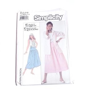 Vintage | Easy Cami & Skirt Pattern 8-14